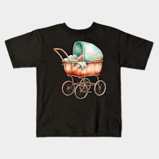 This little wooden baby is too adorable not to paint Kids T-Shirt